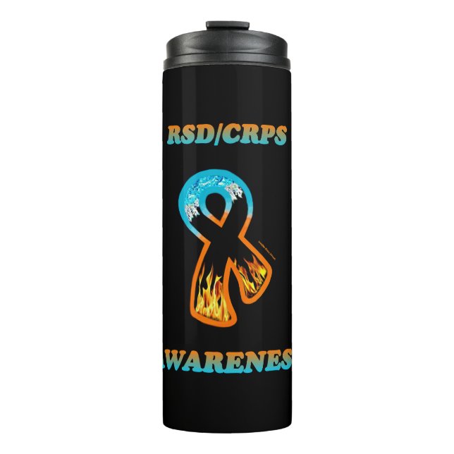 Garrafa Térmica RSD/CRPS Fire & Ice Ribbon (Frente)