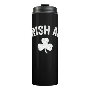 Garrafa Térmica Ruas Engraçadas do AF Irlandês. Festa de Shamrock
