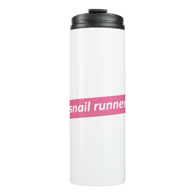 Garrafa Térmica Runner Snail, Runners Lentos (Frente)