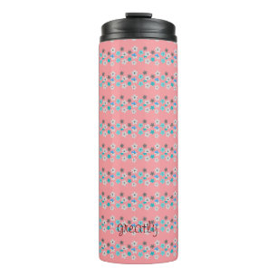 Garrafa Térmica Rustic Modern Floral