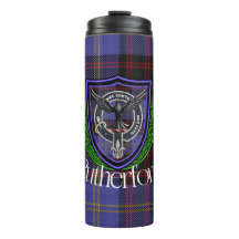 Rutherford Scottish Clan Tartan & Crest
