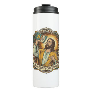 Garrafa Térmica Saco de Batata Frita Vazio de Jesus Comida de Bêba