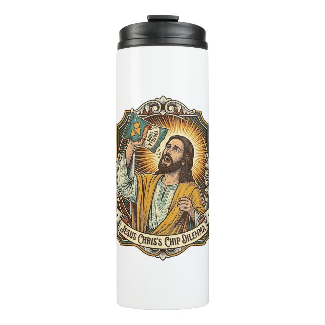 Garrafa Térmica Saco de Batata Frita Vazio de Jesus Comida de Bêba (Frente)