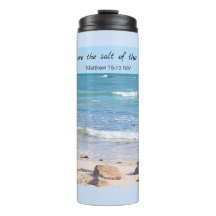 Sal da Terra Foto da Bíblia do Oceano Verso