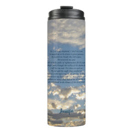 Garrafa Térmica Salm 23 Linda Bíblia Cristã Muito Personalizada