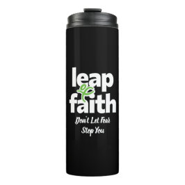 Garrafa Térmica Salto de Fé Não Deixe o Medo Parar Você