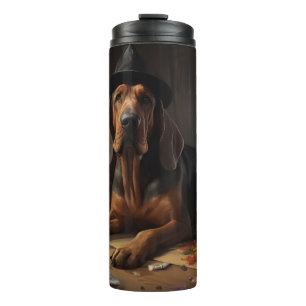 Garrafa Térmica Sanguhound Pumpkins Halloween Assustado