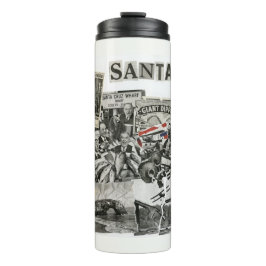 Garrafa Térmica Santa Cruz California Collage – Protest Art