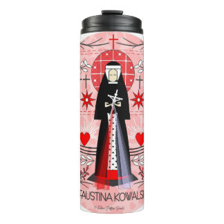 Garrafa Térmica Santo Thermal Tumbler: Rua. Faustina Kowalska