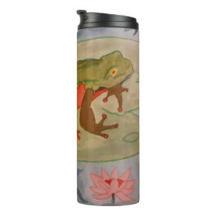 Garrafa Térmica Sapo de Verão - Tumbler térmico