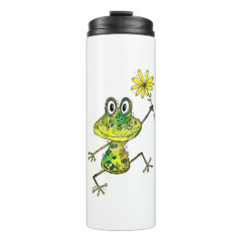 Garrafa Térmica Sapo Feliz e Bonito