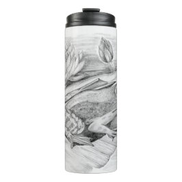 Garrafa Térmica Sapo no Tumbler térmico do Lilypad