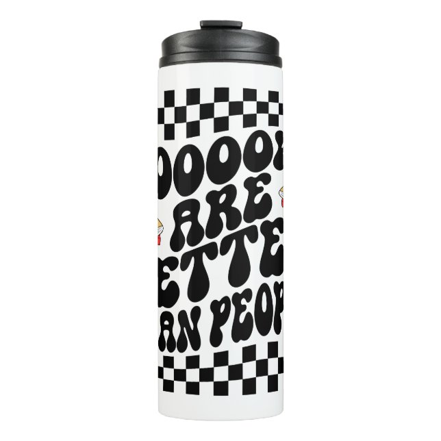 Garrafa Térmica Sarcastic Book Lover "Books Are Better Than People (Frente)