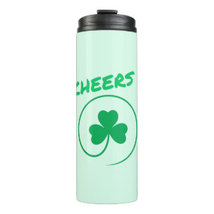 Garrafa Térmica Saúde, Clover, Shamrock, Irish Green, St Patricks