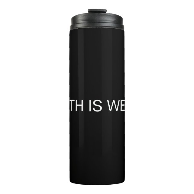 GARRAFA TÉRMICA SAÚDE É TUMBLER TÉRMICO DE RIQUEZA (Frente)