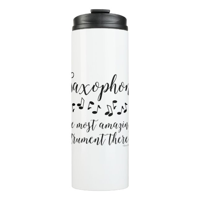 Garrafa Térmica Saxofone incrível (Frente)