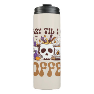 Garrafa Térmica Scary Til Eu Vou Pegar Café