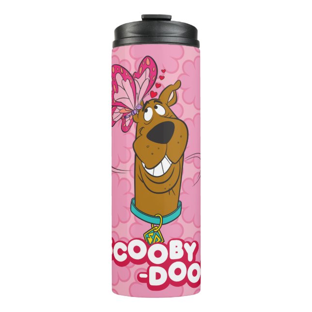 Garrafa Térmica Scooby-Doo Butterfly Kisses (Frente)