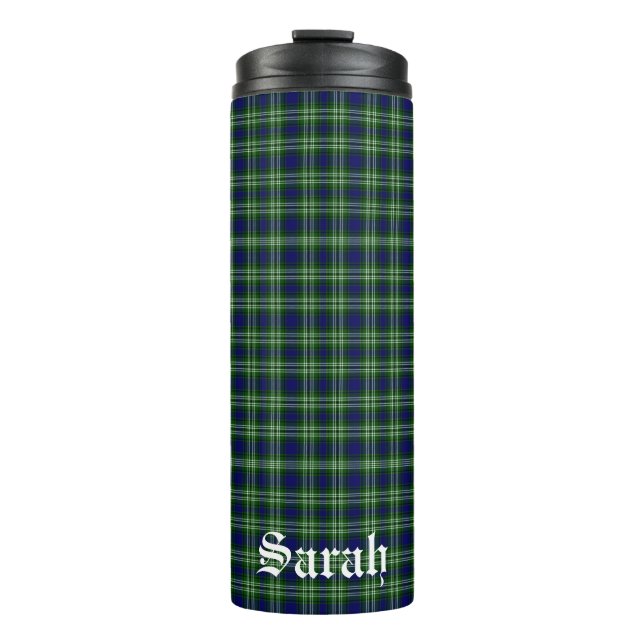 Garrafa Térmica Scotland Tweedside District Tartan Personalizado (Frente)