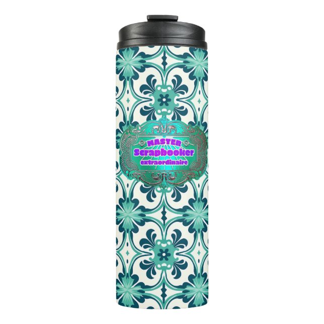 Garrafa Térmica Scrapbookers - Master Scrapbooker Extraordinaire (Frente)