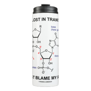 Garrafa Térmica Se Estou Perdido Na Tradução, Culpe Meu RNA