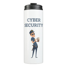Garrafa Térmica Segurança cibernética: o policial Legal sobre patr