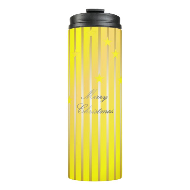 Garrafa Térmica Seja Alegre e Brilhe com Termo Caneca (Frente)