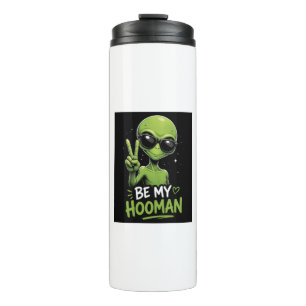 Garrafa Térmica Seja Meu Hooman 👽
