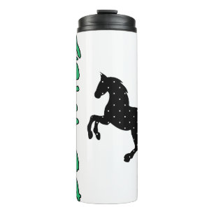 Garrafa Térmica Seja Selvagem – Forte Design de Cavalo Decorativo