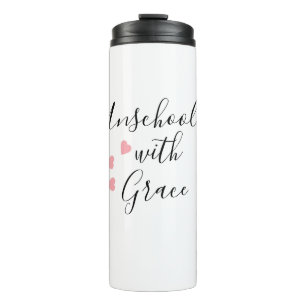 Garrafa Térmica Sem escolaridade Mãe Grace Hearts