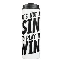 Garrafa Térmica Sem Pecado para ganhar a declaração de diversão do