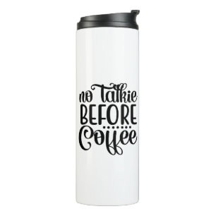 Garrafa Térmica Sem Talkie Antes Do Café.