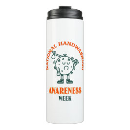 Garrafa Térmica Semana Nacional de Sensibilização para a Lavagem d