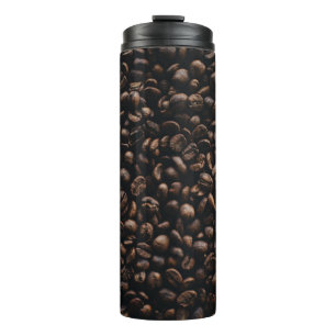 Garrafa Térmica Sementes de café marrom