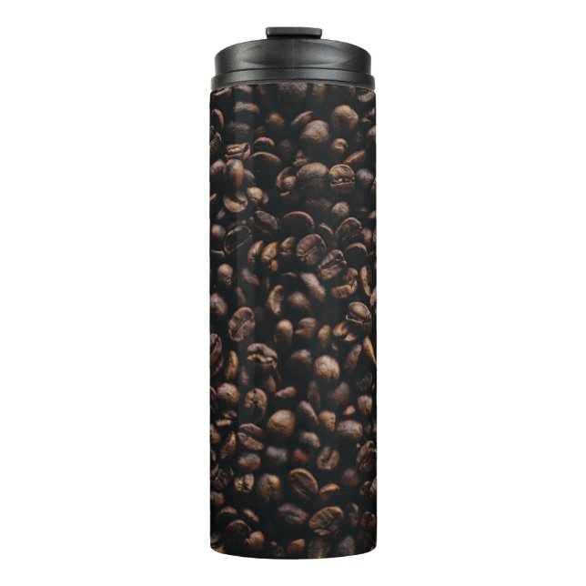 Garrafa Térmica Sementes de café marrom (Frente)