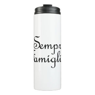 Garrafa Térmica Sempre Famiglia - Italiano - Família Sempre