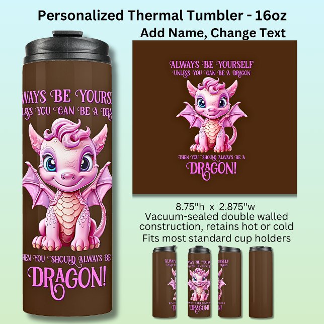 Garrafa Térmica Sempre Seja Você Mesmo A Menos Que Possa Ser Um DR (Criador carregado)