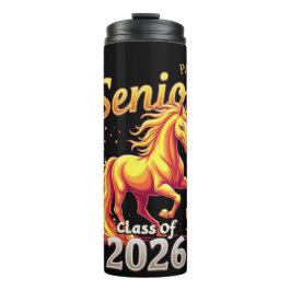 Garrafa Térmica Senior 2026 Class Fire Horse Personalized