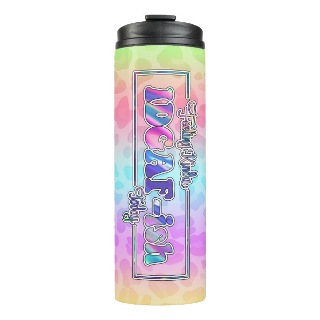 Garrafa Térmica Sentindo o Tumbler Térmico do IDGAF (Frente)