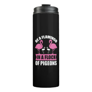 Garrafa Térmica Ser Flamingo Num Bando De Pombos-18716