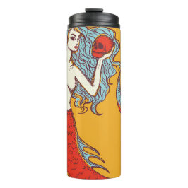 Garrafa Térmica Sereia e crânios