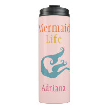 Sereia Personalizada LIfe Tumbler Térmico
