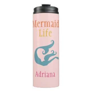 Garrafa Térmica Sereia Personalizada LIfe Tumbler Térmico