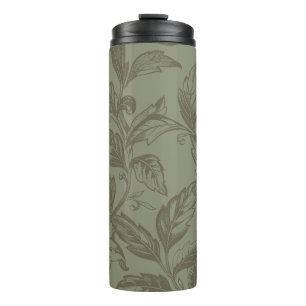 Garrafa Térmica Serene Sage Green Folheto Informativo Botânico N