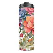 Sereno Floral em Aquarela PD