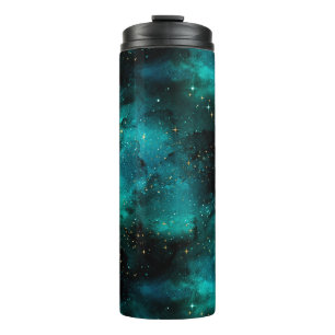 Garrafa Térmica Série Galáxia Azul Design 1