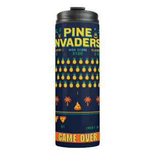 Garrafa Térmica Série Pine Invaders-Pineapple Empire Retro Games