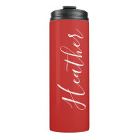 Seu Script Branco Personalizado em Vermelho