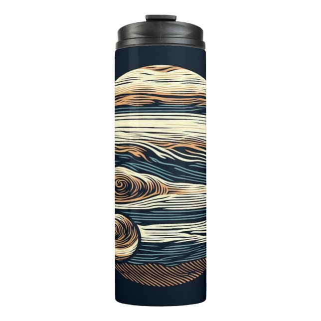 Garrafa Térmica SF Júpiter Woodcut 4 (Frente)