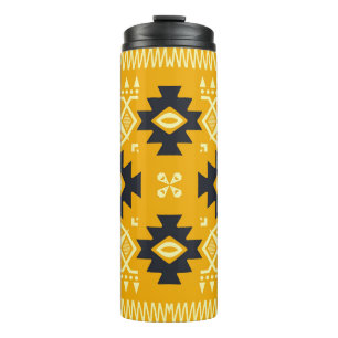 Garrafa Térmica Shawl quadrado, paisley floral batik.